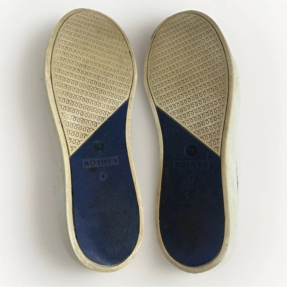 Rothy’s The Original Slip On Sneakers Shoes Grey Stone Snake Print Women’s Sz‎ 8 - Picture 9 of 9